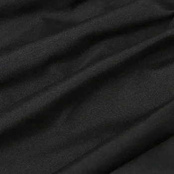 Gothic Off Ramenski Vrhovi 2020 Jeseni Nove Ženske Črno Bluzo Kravato Izdolbla-out Ruffles Čipke Svoboden Dolgo sleeved Moda Vrhovi