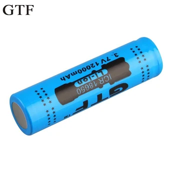 GTF 1pc 18650 3,7 V 12000mAh Polnilna Litij-ionska Baterija za LED Svetilko Svetilka