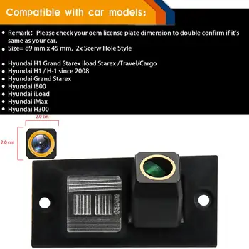 HD 1280x720p Obrniti Pogled od Zadaj Rezervno Kamero za Hyundai H1 H12 H300 H100 Grand Starex iLOAD