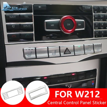 Hitrosti Zlitine za Mercedes Benz W212 Pribor 09-14 za W212 AMG W212 Nalepke Notranje Trim Avto Centralna Nadzorna Plošča Pokrov