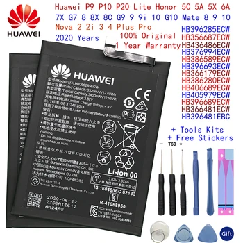 Huawei Mate 8 9 10 10 Lite 10/10 Pro P20 P10 plus čast 8 9 10 9i 10 Lite V9 Nova 2 3 4 2i Čast 6C 5A 7A 8A Originalne Baterije
