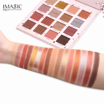 IMAGIC 16 Barve Šimrom Bleščice senčilo v Prahu Mat Pigmentirana Senčila Nepremočljiva Profesionalni Make up Paleta