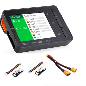 ISDT BG-8S Barvni Zaslon Dual Podporo BattGO Smart Baterije Checker za LiHv LiPo Življenje, NiMH, NiCd Pb Baterije RC Baterija za Orodje