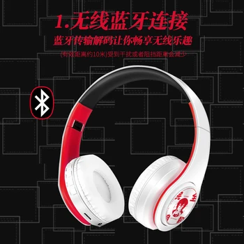 Japonske Anime Bungou Potepuške Pse Dazai Osamu Cosplay Prenosni Krat Slušalke Brezžične Bluetooth Slušalke Darila