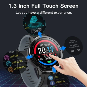 Kospet Sonda Pametno Gledati 1.3 palčni Šport ura Fitnes Tracker Health Monitor Bluetooth Smartwatch podporo Android,IOS