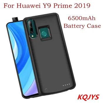 KQJYS 6500mAh Zunanje Polnjenje Baterije Pokrov za Huawei Y9 Prime 2019 Baterije Primeru Portable Power Bank Baterijo, Polnilnik Primeru