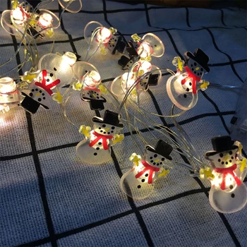 LED Garland Počitnice Snežinke Niz Vila Luči baterijsko Viseči Okraski Halloween Božično zabavo Doma Dekoracijo