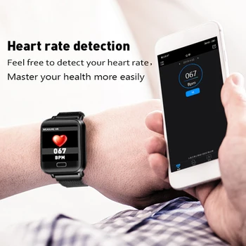 LIGE Šport Pametna Zapestnica Nepremočljiva Fitnes Tracker Watch Pedometer Srčnega utripa Pametno Gledati Za Android ios +Milan pasu