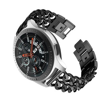 Luksuzni watch Dodatki Za Samsung Galaxy Watch 46mm Manšeta Zamenjava Kovinski Trak za Samsung S3 Klasičnih obmejni Pas