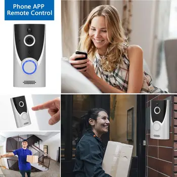 M16 HD Brezžični Wifi Smart Video Interkom Zvonec Fotoaparat Visual Interkom IP Vrata Zvonec Brezžični Home Security Kamera Smart Home