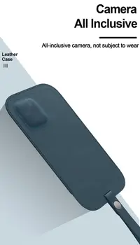 Magnetni Za iPhone 12 Pro Max 12 Mini Primeru Univerzalnega Luksuznega Usnja z Magnetnim Torbica za Kartico sim Za Magsafe Brezžično Polnjenje