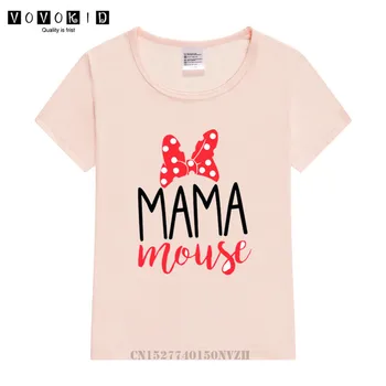 Mamica in Me je Mama Miške in Mini Miške majica Mati Hči Ujemanje Družino Obleke T-shirt materinski Dan Darilo