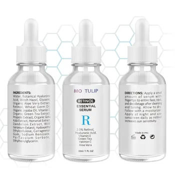 MO TULIPANOV Retinol 2.5% Obraz Facial Serum Vitamin C Serum, Učvrstitev Popravilo Kože Proti Gubam Anti Aging lifting Serum za Nego Kože