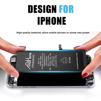 Mobilnega Telefona Baterije Za iPhone 6S 6 7 8 Plus X Visoke Zmogljivosti Zamenjava Bateria Za iPhone 5 5S 5C SE 4 4S XR XS Max Batterie