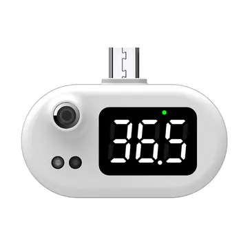 Mobilni Telefon USB Smart Termometer brezkontaktno Infrardeči Termometer Prenosni Elektronski Termometer LCD-Zaslon namizne igre