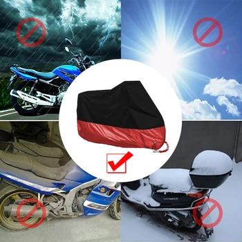 Motorno kolo Zajema Nepremočljiva Dustproof UV Zaščitni Univerzalno Moto Skuter Šotor Za Hondo cbr 650f vfr 750 800 VTR1000F CBR125R