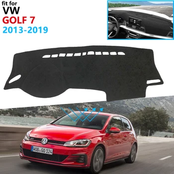 Nadzorna plošča Pokrov Zaščitni Ploščici za Volkswagen VW Golf 7 MK7 2013~2019 Avto, dodatna Oprema na Armaturno Ploščo Dežnik Preprogo 2016 2017 2018