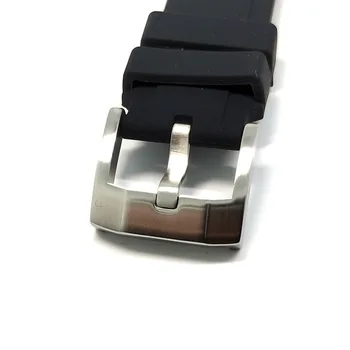 Naravne Gume, Silikona Watch Trak 18 mm 20 mm 22 mm Komolec Loka Usta Šport Zamenjava Pasu Za Rolex Vode Duhovi Watchband