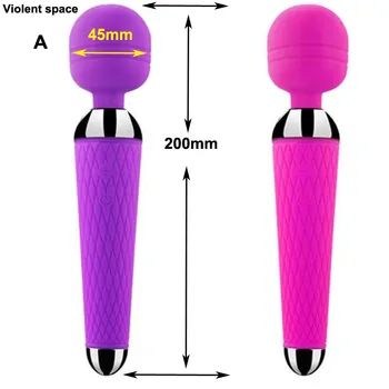 Nasilno prostor 10 Hitrosti Vibratorji za ženske Čarobno palico Rabbit vibrator Sex igrače za žensko Vibrador Analni čep Erotične igrače Gode