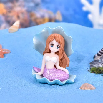 Nova Morska Deklica Princesa Dekleta Figur Model Mikro Krajine Doma Dekor Miniaturni Pravljice Vrtu Okrasni Dodatki Sodobne Kip