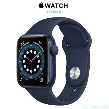 Novi Apple Watch 6 Kisika v Krvi, Odkrivanje EKG Funkcijo 40/44 GPS, WiFi Različica Aluminijasto Ohišje IOS SmartWatch za iPhone