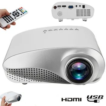 Novi Mini Projektor Full HD Prenosni 1080P 3D HD LED Projektor Multimedia Home Theater USB VGA HDMI TV Sistem Domačega kina