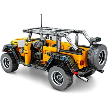 NOVO Legoes Tehnika Avto Blok Igrača Jeep Wrangler SUV Vozila Model Stavbe, Bloki, Opeke, Igrače za Otroke, Božična Darila, ABS 3C