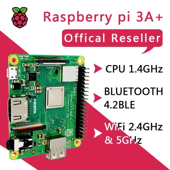 Novo Raspberry Pi 3 Model A+ Plus 4-Core CPU BMC2837B0 512M RAM Pi 3A+ z WiFi in Bluetooth