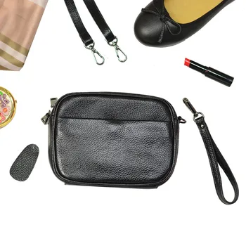 Oblikovalec ženska usnjena torbica majhno razkošje torba cross body fashion messenger vrečke ženske črna pravega usnja torbici