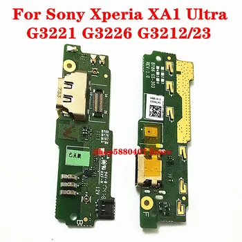 Original Polnilnik Priključek Za Sony Xperia XA1 Ultra XA1U G3221 G3226 G3212 Polnjenje prek kabla USB Vrata Dock + Mikrofon Flex kabel