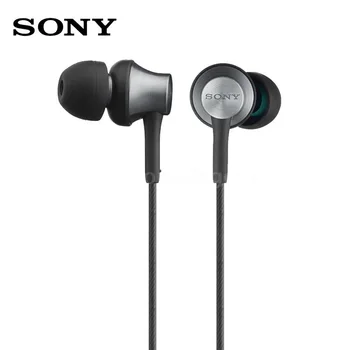 Original SONY EX650AP Slušalke za V Uho Kovinskih Čepkov Z Mic Za XPERIA 1 10 Plus XZ1 XZ2 XZ3 Premija X XA1 XA2 XZ
