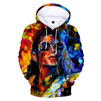 Osebnost Michael Jackson 3D hoodies moški/ženske/otroci Modni pulover s kapuco Pevec Michael Jackson Ulične Majica otroci Vrhovi