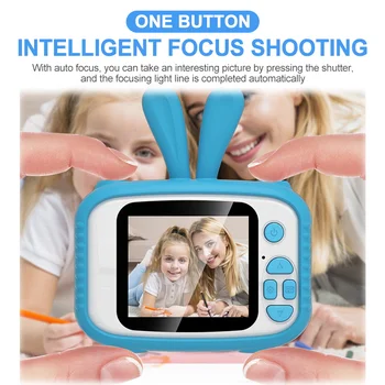 Otroci Mini Kamera 1080P 2,0-palčni Digitalni Foto Video Kamere Za Otroke 20MP Risanka Luštna Igrača Fotoaparat Darilo za Rojstni dan Za Fant Dekle