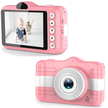 Otroci Mini Kamera 3,5-palčni Foto Video Digitalni Fotoaparat Za Otroke 12MP 1080P Lepe Risanke, Otroški Fotoaparat, Igrače Otrok Rojstni dan Darila