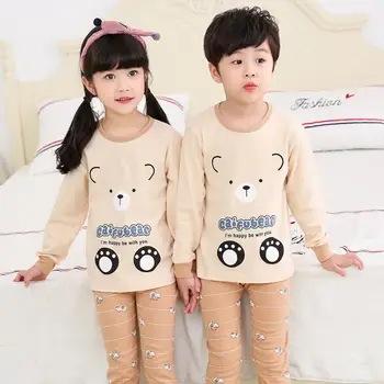 Otroci Pižame Fantje Dekleta Bombaž Sleepwear Malčka Živali Pižamo Določa Baby Girl Obleke More Pižame Otroci Baby Pijamas