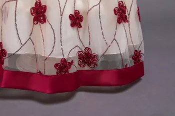 Otroški Kostum Madeže Cvet Dekle Praznično Obleko za Poroko Večera Princesa Stranka Pageant Dolge Obleke Otroci Obleke za Dekleta Obleke