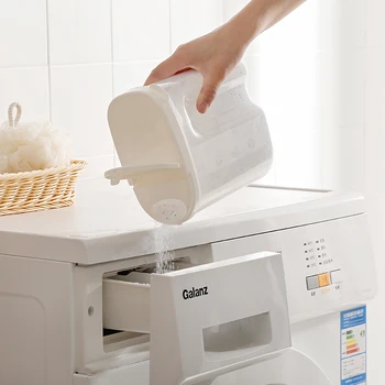 Plastični pralni prašek polje gospodinjski pralni prašek škatli s pokrovom posebno steklenico pralni prašek za shranjevanje vedro LL10281647