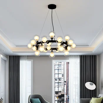Postmoderni obesek razkošje svetlobe iz nerjavečega jekla, titana, dnevna soba oblikovalec model soba disk restavracija preprost obesek lučka