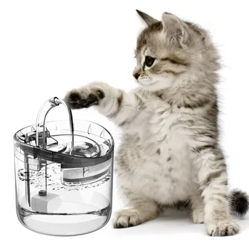 Pregledna Napajalnega Voda za Pitje Vodnjak Samodejni Podajalnik s Pipo za Mačka Muca Zdravje Kuža Nego Mucek Dobave