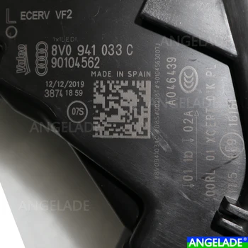 Prvotno Pristno Aud A3 S3 RS3 8V-2018 Full LED Valeo Žarometi Žaromet, Sprednji Lučka Lučka 8V0941033C 8V0941034C 8V0941033