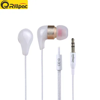 Rillpac CE10 Izolacijo Hrupa V Uho Stereo Slušalke, Keramične, Kovinske Konstrukcije Hi-fi Slušalke za mobilni telefon Znamke Slušalke
