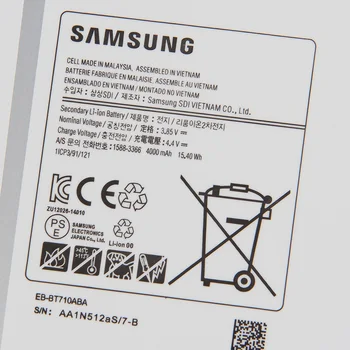 SAMSUNG Originalne Nadomestne Tablet Baterija EB-BT710ABE EB-BT710ABA Za GALAXY Tab S2 8.0 SM-T719 T710 SM-T715 SM-T713N 4000 mah