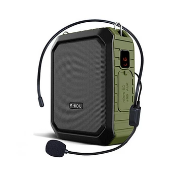Shidu 18w glas ojačevalnik, Brezžični Mikrofon UHF Nepremočljiva Prenosni Bluetooth Audio (zvok Bluetooth Zvočnikov, AUX TF USB Flash Za Učitelje M800
