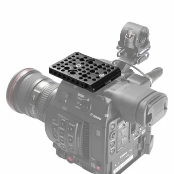 SmallRig DSLR Fotoaparat Ploščo zgornja Plošča za Canon C200 Fotoaparata Funkcija z 1/4 3/8 Nit Odprtine Za Mikrofon Zaslon Priklopite 2056