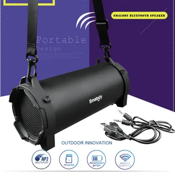 Smalody SL-10 Bike Zvočnik Prenosni Bluetooth Zvočnik Prenosni Brezžični Zvočnik Zvočni Sistem 8W Stereo Predvajalnik Glasbe Kolesarjenje