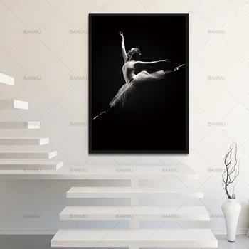 Sodobna Plesalka Platno stensko slikarstvo umetnost Dekoracijo Za V dnevno Sobo natisne sliko Brez Okvirja