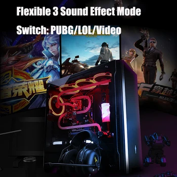 Somic G936N 3,5 mm, USB, izhod za Slušalke PC Gamer 7.1 Žično Gaming Slušalke z MIKROFONOM