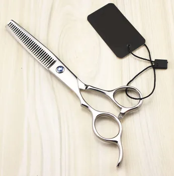 Strokovno Levi strani 6 & 5.5 palčni Japonska jekla 440c las škarje nastavite redčenje vroče škarje za rezanje barber frizerske škarje