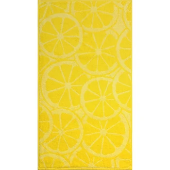 Terry brisačo Limone barve, 100x150 cm, rumene barve Dom in kuhinjo izdelki