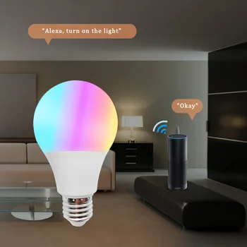 TUYA Smart LED Žarnice WiFi Multicolor Žarnica Združljiv Z Mobilnimi Telefoni Google Dom in IFTTT RGB Barvni Spreminjanje 10W Žarnica 15W Svetlobe